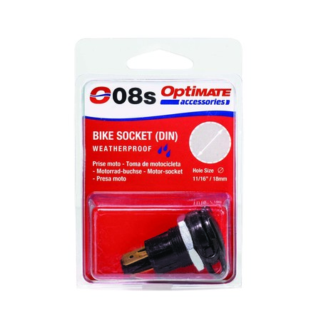 OPTIMATE Cable, Standard Bike Socket, Rubber Sealing Plug O-08s